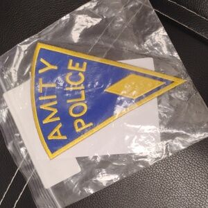 VINTAGE AMITY POLICE DEPARTMENT PATCH FROM JAWS MINT CONDITION
